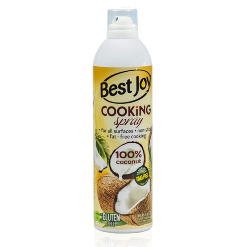 BEST JOY Cooking Spray 100% Coconut 397g Olej Kokosowy Do Smażenia