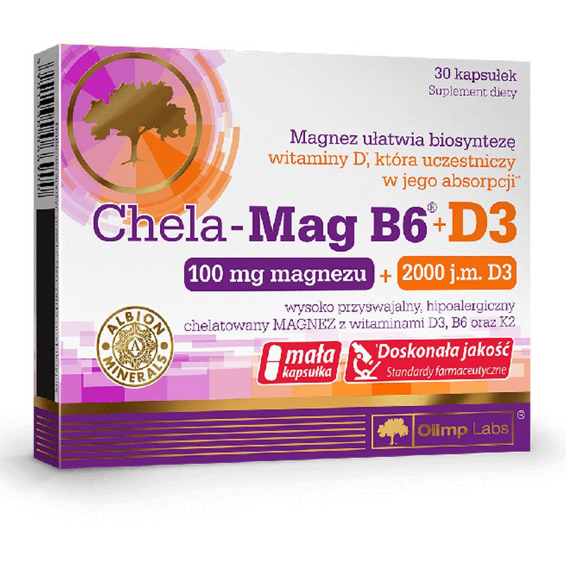OLIMP Chela Mag B6+D3 30caps