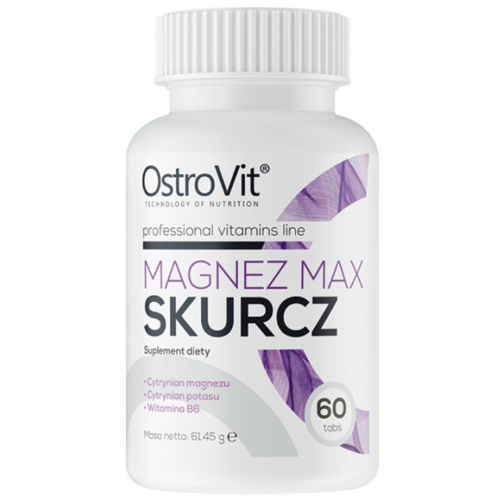 OSTROVIT Magnez Max Skurcz 60tabs