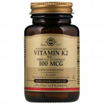 SOLGAR Naturally Sourced Vitamin K2 Mk-7 From Natto Extract 100mcg 50vegcaps