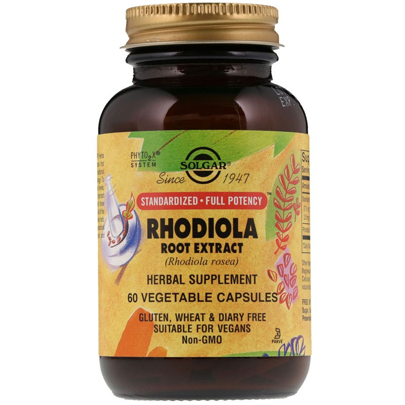 SOLGAR Rhodiola Root Extract 60vegcaps