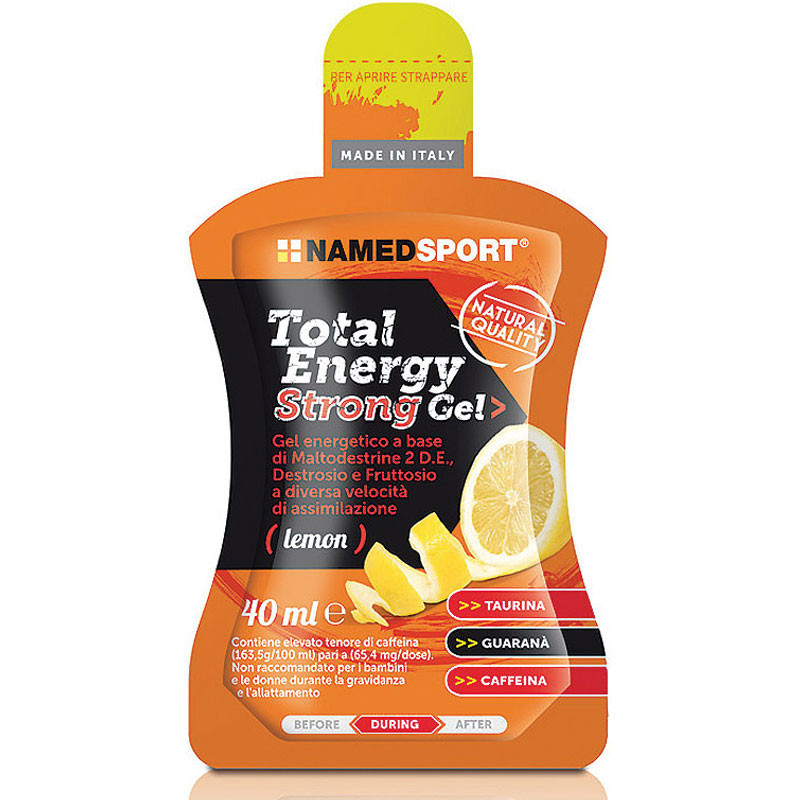 NAMEDSPORT Total Energy Strong Gel 40ml ZEL ENERGETYCZNY Z KOFEINA