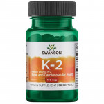 SWANSON Natural Vitamin K2 100mcg 30caps