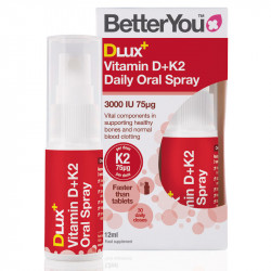 BETTERYOU Dlux+ Vitamin D+K2 Daily Oral Spray 12ml