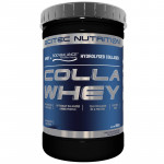 Colla Whey 560g, Scitec – wysokiej jakości białko serwatkowe oraz  hydrolizowane peptydy białka kolagenowego!