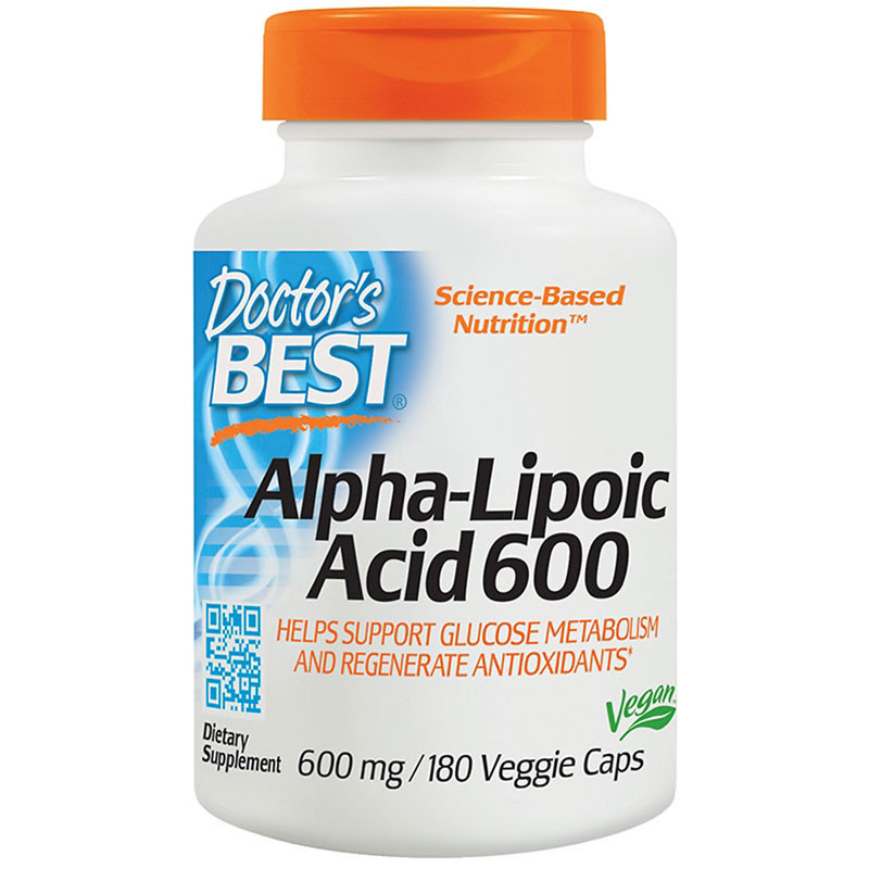 DOCTOR'S BEST Alpha-Lipoic Acid 600 60vegcaps