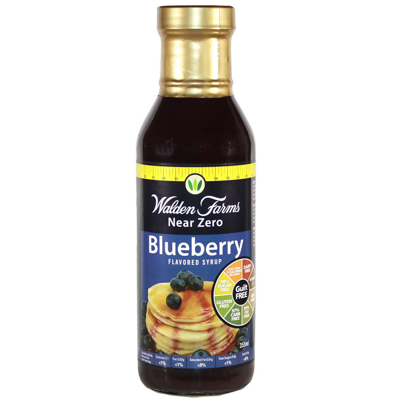 WALDEN FARMS Blueberry Syrup 355ml Syrop Jagodowy