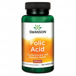 SWANSON Folic Acid 800mcg 250caps