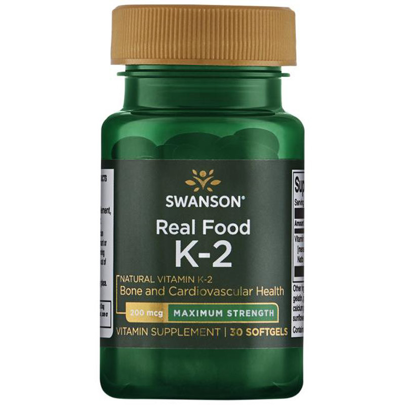 SWANSON Vitamin K2 200mcg 30caps