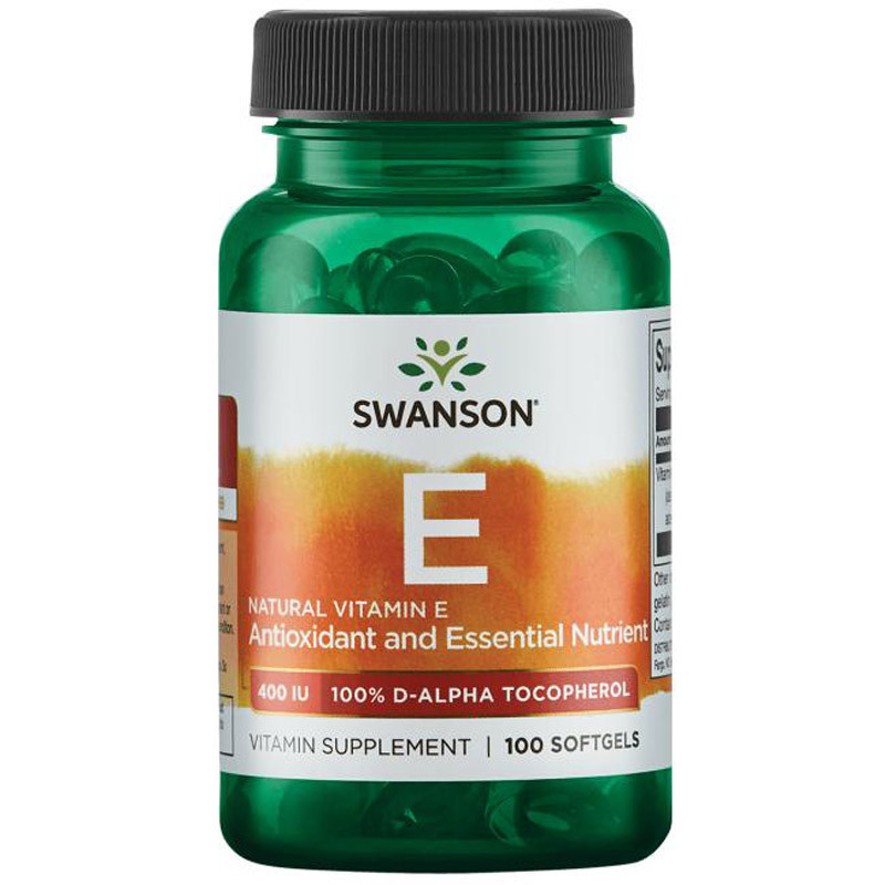 SWANSON Natural Vitamin E 400 IU 100caps