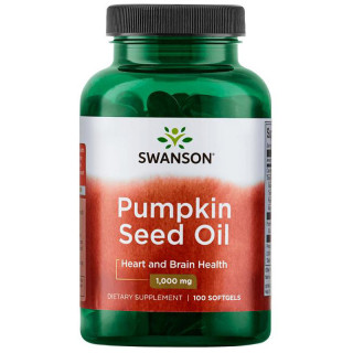 SWANSON Pumpkin Seed Oil 1,000mg 100caps