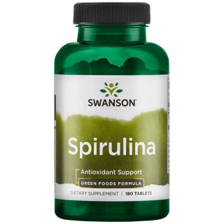 SWANSON Spirulina 500mg 180tabs