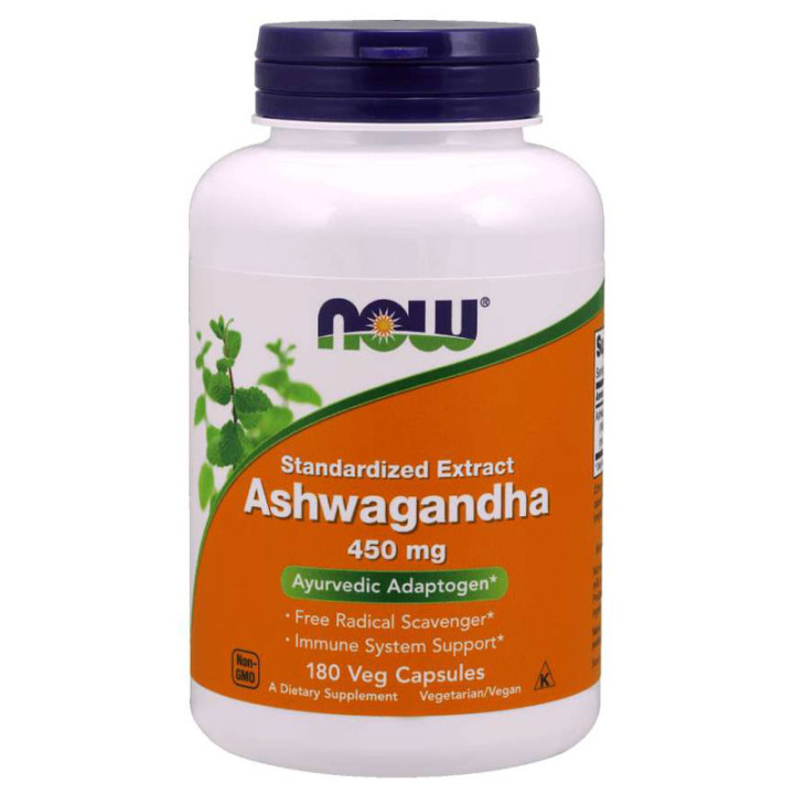 NOW Ashwagandha 450mg 90vegcaps