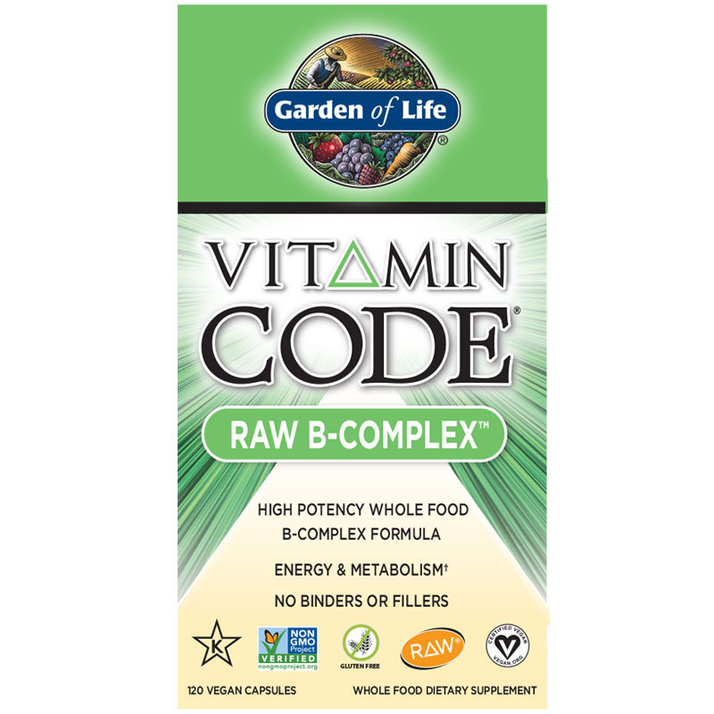 GARDEN OF LIFE Vitamin Code Raw B-Complex 120vegcaps