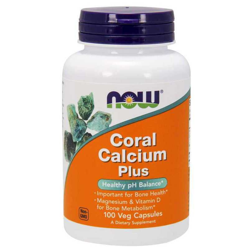 NOW Coral Calcium Plus 100vegcaps