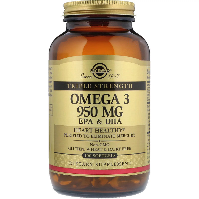 SOLGAR Omega 3 950mg EPA&DHA 100caps