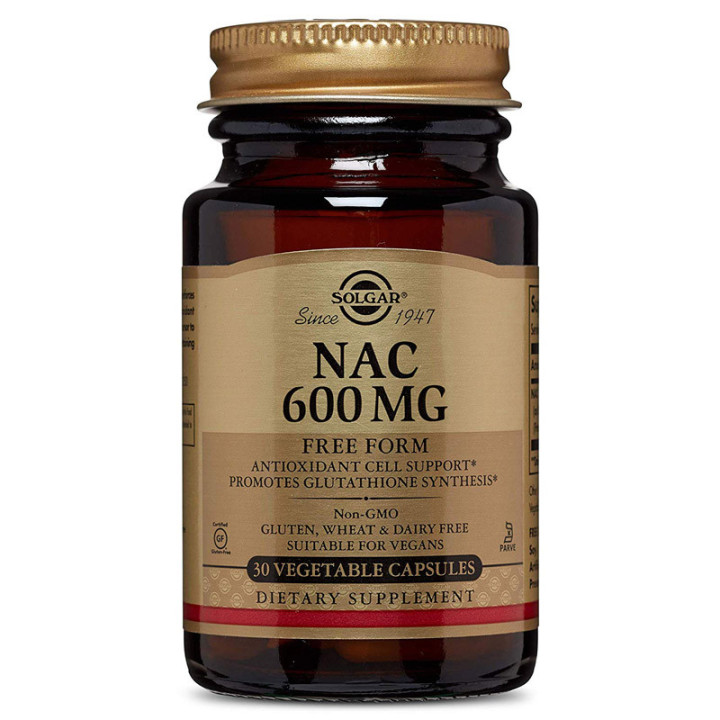 SOLGAR Nac 600mg 30vegcaps