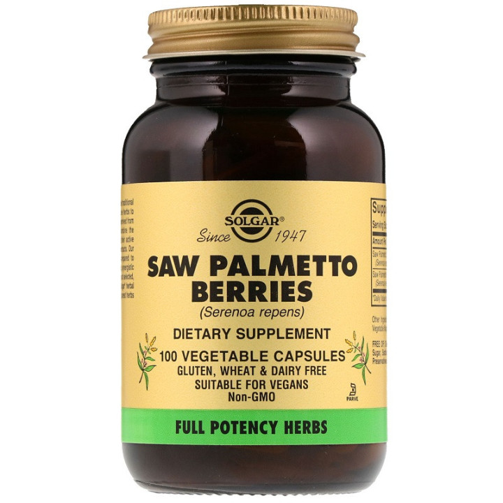 SOLGAR Saw Palmetto Berries 100vegcaps