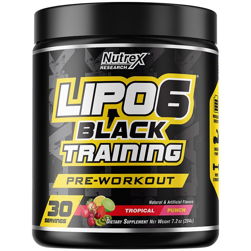 NUTREX Lipo6 Black Training Pre-Workout 201g