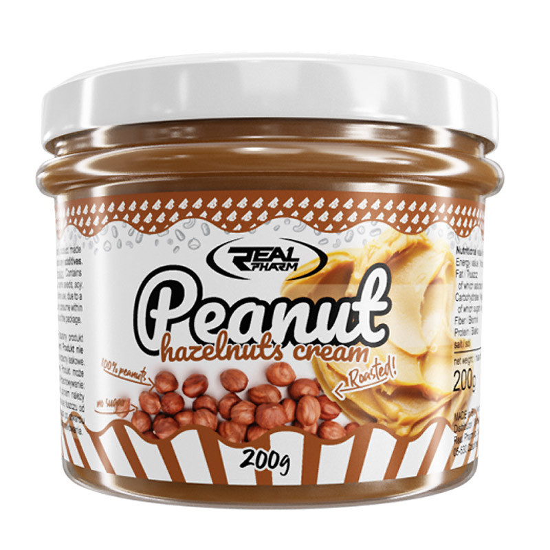 REAL PHARM Peanut Hazelnuts Cream 200g