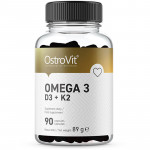 OSTROVIT Omega 3 D3+K2 90caps