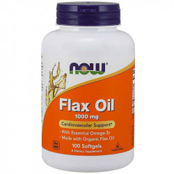 NOW Flax Oil 1000mg 100caps