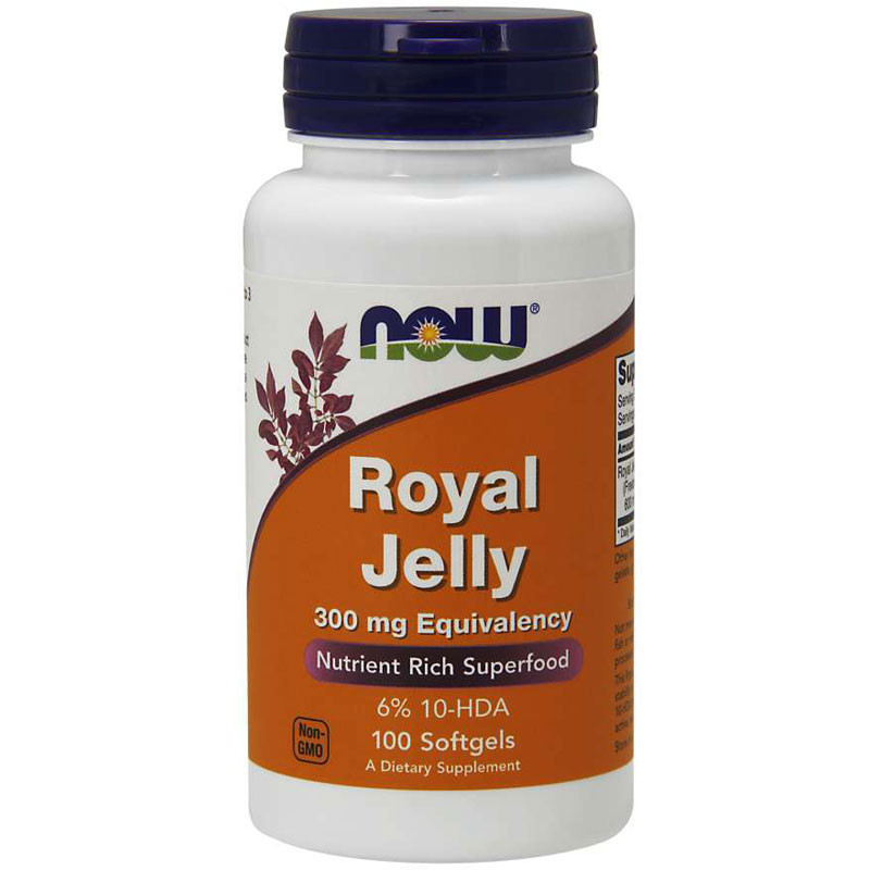 NOW Royal Jelly 300mg Equivalency 100caps