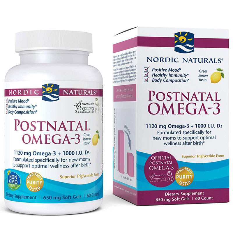 NORDIC NATURALS Postnatal Omega-3 60caps