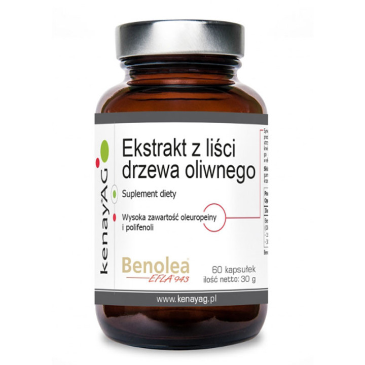 KenayAG Ekstrakt Z Liści Drzewa Oliwnego 60caps