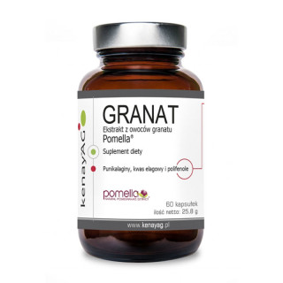 KenayAG Granat Ekstrakt Z Owoców Granatu Pomella 60caps