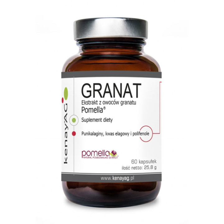 KenayAG Granat Ekstrakt Z Owoców Granatu Pomella 60caps