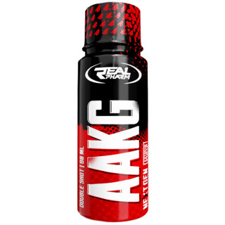 Aakg Shot 80ml, Real Pharm – zapewnia niesamowitą pompę mięśniową oraz lepszą siłę i wytrzymałość w czasie treningów!