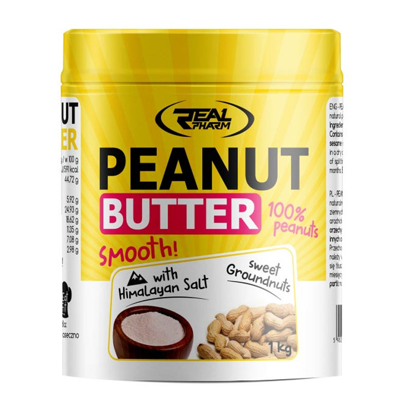 REAL PHARM Peanut Butter With Himalayan Salt 1000g