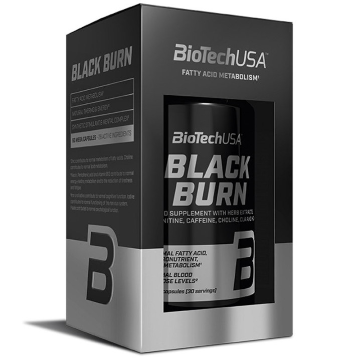Black Burn 90 kapsułek, Biotech USA – spalacz tkanki tłuszczowej dla ukształtowania wymarzonej sylwetki!