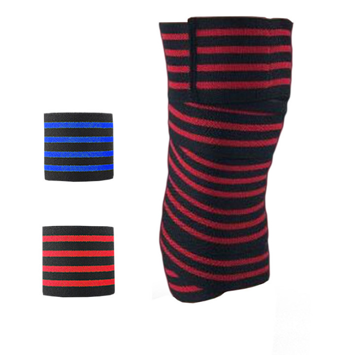 Knee Support Bandage 02, Scitec – owijka kolana z elastycznego wytrzymałego materiału usztywniająca kolano podczas wykonywania ć