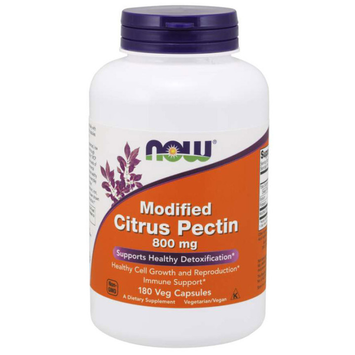 Modified Citrus Pectin 800mg, NOW – modyfikowana pektyna cytrusowa wspomagająca zdrowy wzrost i reprodukcję komórek!
