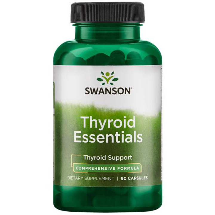 Thyroid Essentials 90 kapsułek, Swanson – optymalne wsparcie dla zdrowia tarczycy!