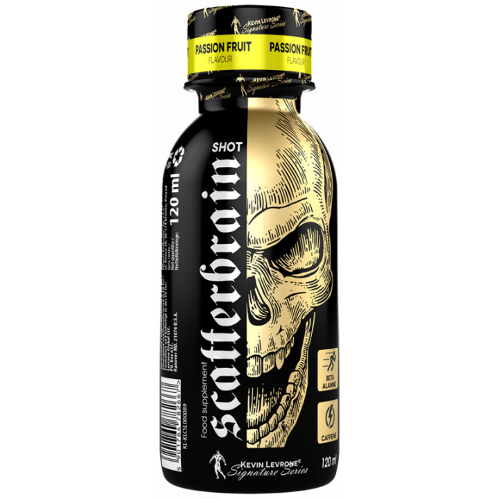 Scatterbrain Shot 120ml, Kevin Levrone - poręczna wersja znanego i lubianego suplementu Scatterbrain z Levrone Signature Series!