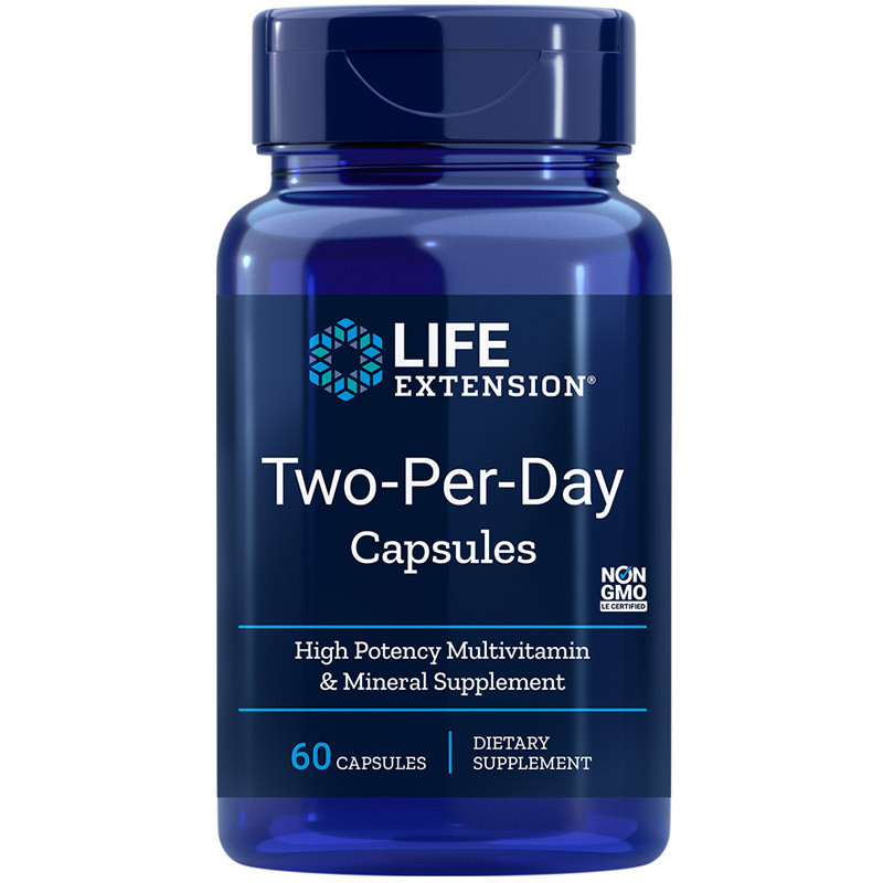 LIFE EXTENSION Two-Per-Day Capsules 60caps
