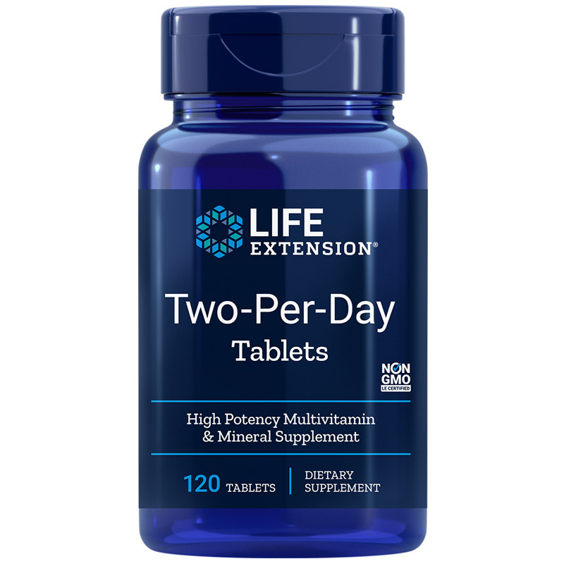 LIFE EXTENSION Two-Per-Day Tablets 120tabs