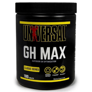 Gh Max 180 tabletek, Universal – optymalizuje procesy anaboliczne oraz zapewnia przyrost suchej masy mięśniowej!