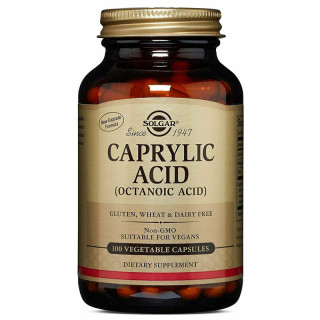 Caprylic Acid 100 kapsułek, Solgar – kwas kaprylowy wspierający układ odpornościowy i pokarmowy!