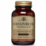 SOLGAR Cod Liver Oil Vitamins A&D 100caps