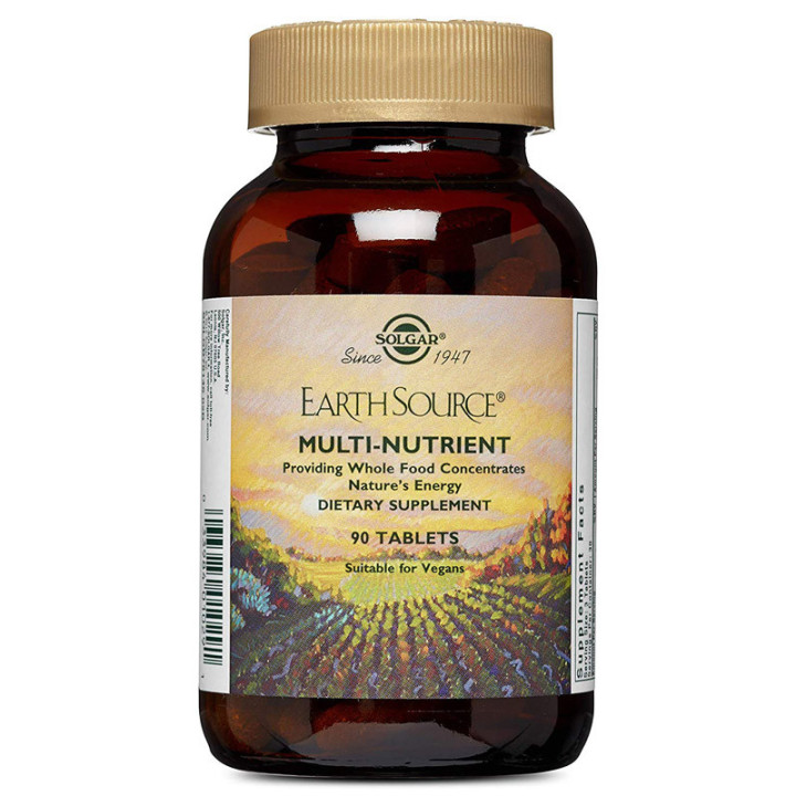 Earth Source Multi-Nutrient 90 tabletek, Solgar – zaawansowany kompleks witaminowo-mineralny dla wspierania organizmu!