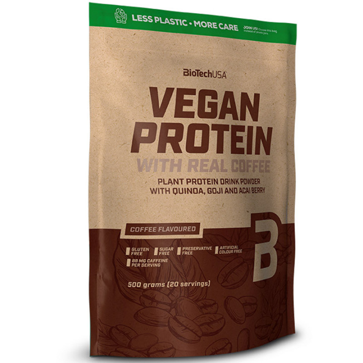 Vegan Protein 500 gram, Biotech USA – odżywka białkowa dedykowana dla vegan oraz wegetarian!
