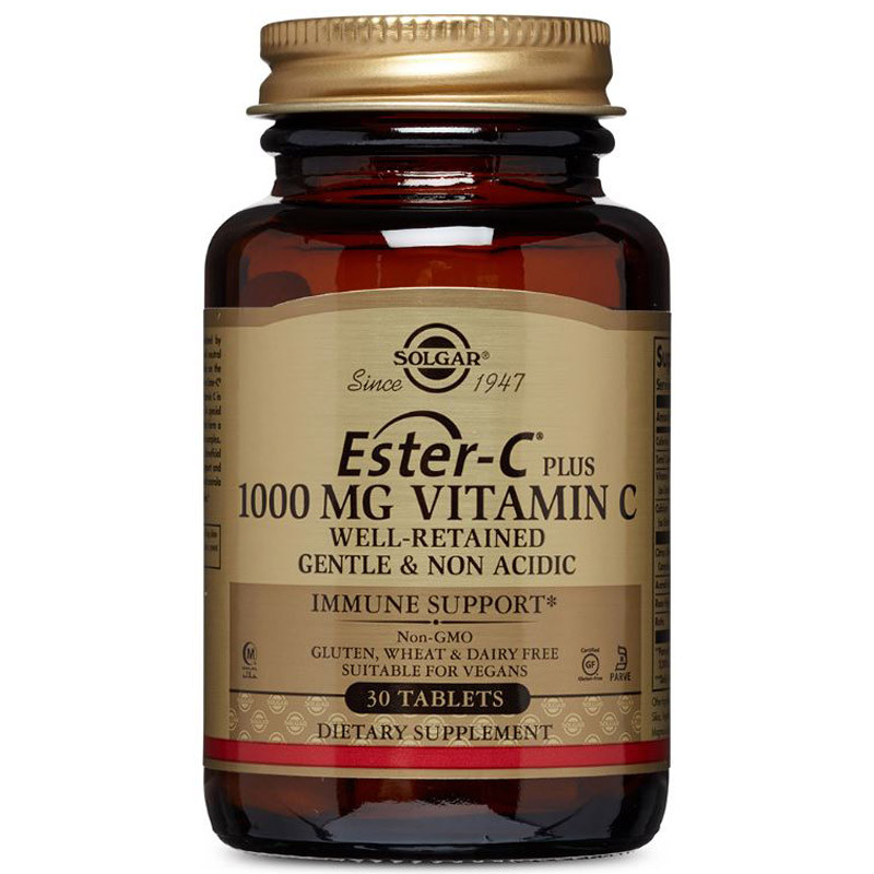 SOLGAR Ester-C Plus 1000mg Vitamin C 30tabs