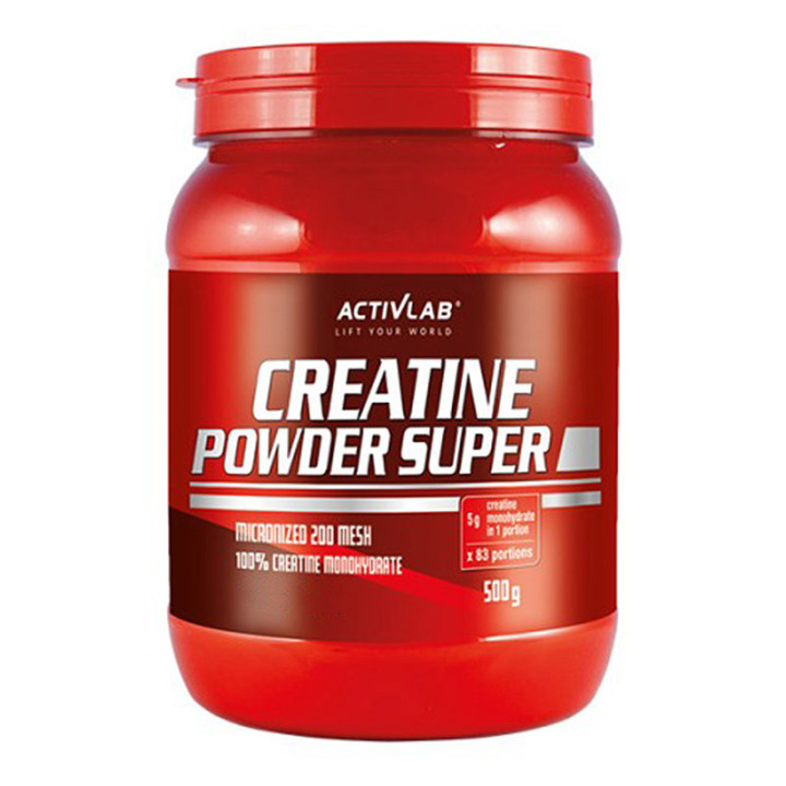 Creatine Powder Super 500g, Activlab – najwyższej klasy monohydrat kreatyny w proszku dla przyrostu masy mięśniowej!