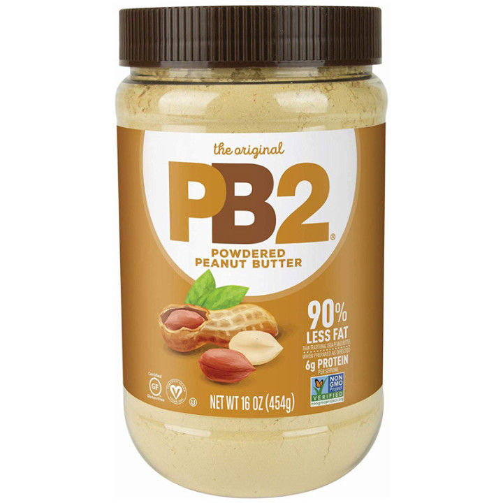 Peanut Powder With Cocoa 454g, PB2 – odtłuszczona mieszanka do przygotowana masła orzechowego o smaku czekoladowym!