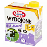 MLEKOVITA Mleko 1,5% Wydojone Bez Laktozy 500ml