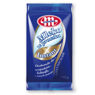 Mleko W Proszku Instant Odtłuszczone 250g, Mlekovita – odtłuszczone mleko w proszku, źródło wpania i pełnowartościowego białka!